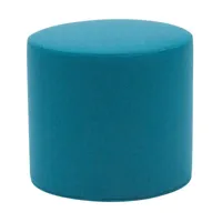 softline - tabouret / table d'appoint drum m - turquoise/fabrics felt 582/h x ø 40x45cm